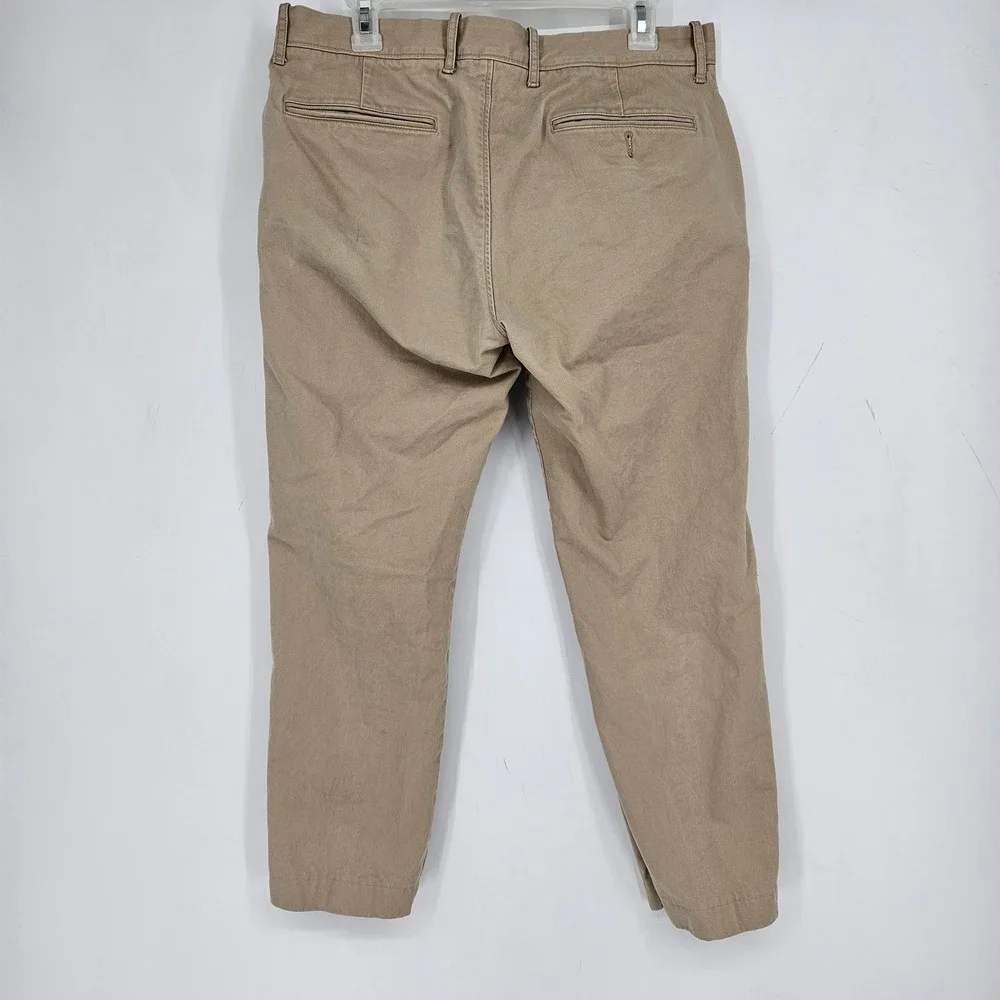J Crew Pants Mens 32x30 Chino Oarsman Tan 484 Slim Casual Preppy Vintage‎